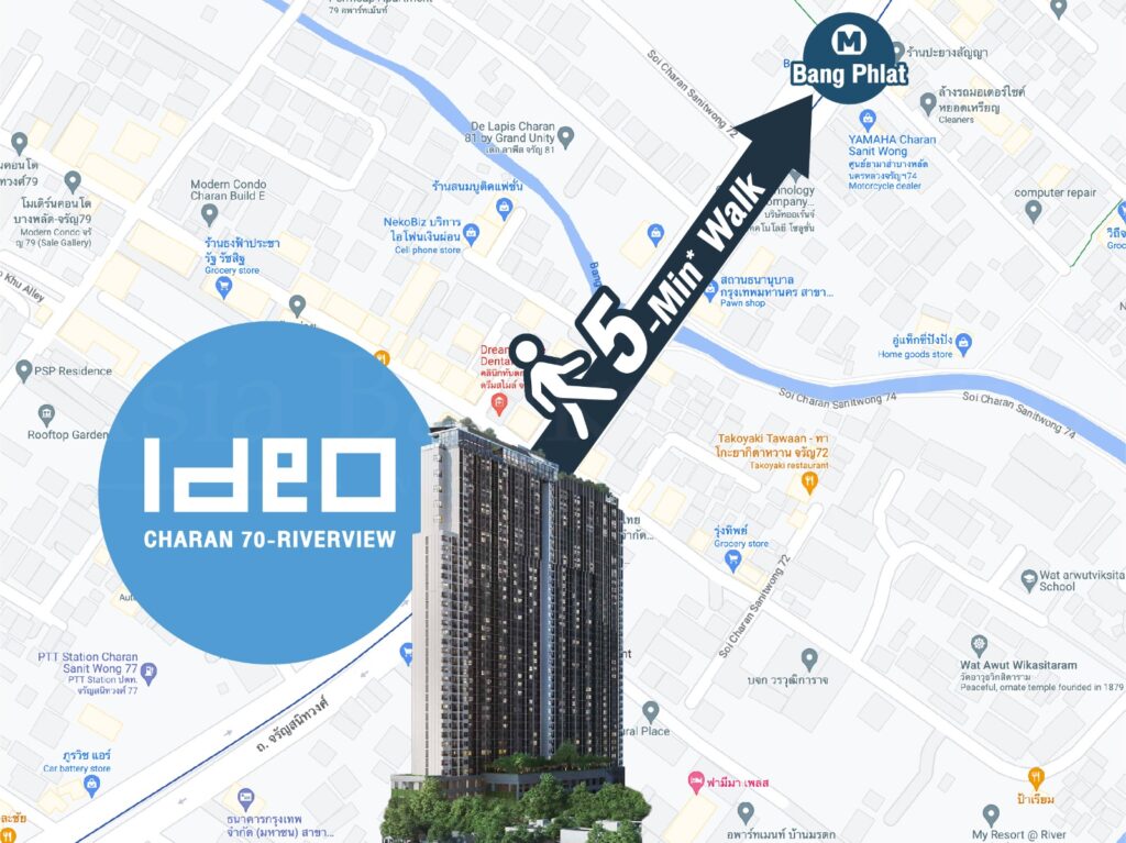 Ideo Charan 70 in Bang Phlat, Bangkok