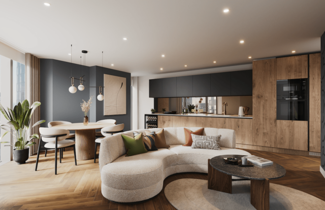 2 BED - KITCHEN LIVING ROOM (CORNER)-min