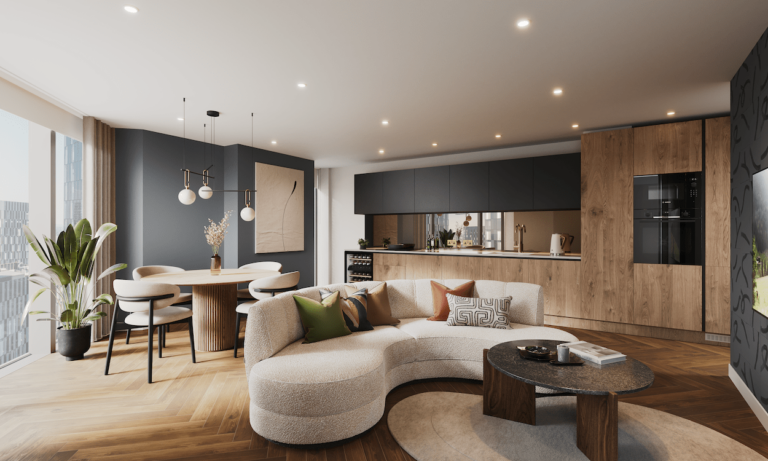 2 BED - KITCHEN LIVING ROOM (CORNER)-min