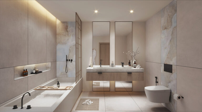 Palm Residences Unit Bathroom