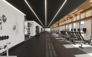 2,500 Sqft. Gym