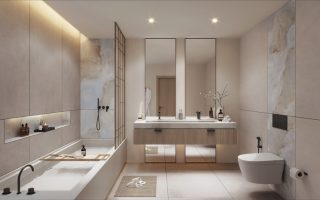 Palm Residences Unit Bathroom