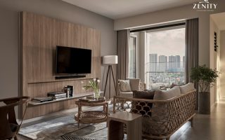 Zenity by CapitaLand 胡志明市第1郡河畔豪宅室內設計